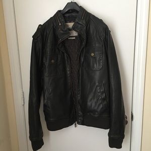 Faux Leather Jacket Size XL